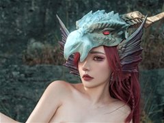 爆机少女喵小吉 - 曙光爵银龙拟人