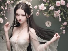 仙气飘飘的AI古风小美女+萝莉爆乳妹子