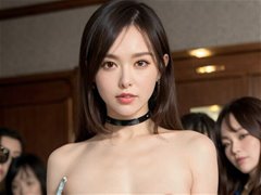 艳丽的AI换脸美女长发飘飘妩媚诱人4