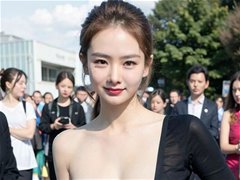 电眼迷人的AI换脸美女户外福利视图