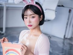 短发美女Booty Queen火辣Rabbit Pink Red