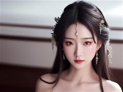 AI魔法秀之古风系列飘渺若仙的美女5