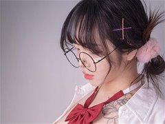 可爱美女Jelly红色蝴蝶结白丝无圣光图集