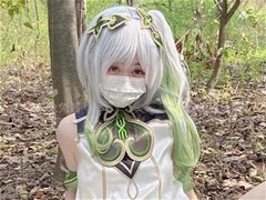 福利姬软萌兔兔酱 河边小树林草神纳西妲