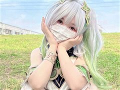 福利姬软萌兔兔酱 河边小树林草神纳西妲2
