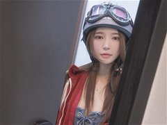 粉嫩美女Yeha 超美味的外卖炸鸡美女贴心服务